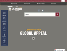 Tablet Screenshot of chambleega.com